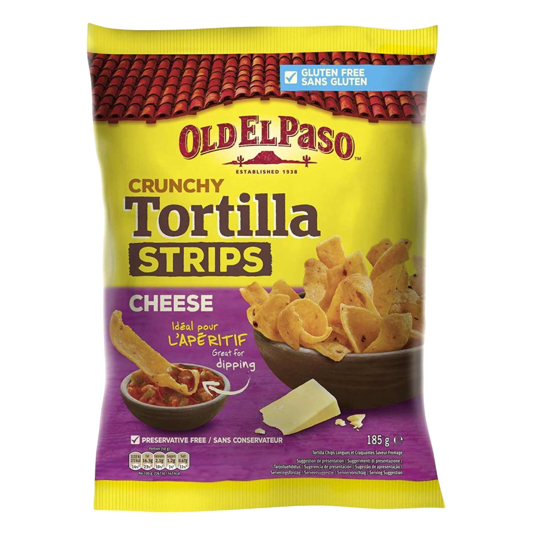 old el paso tortilla chips cheese
