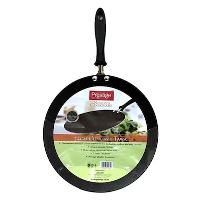 Prestige Non-Stick Concave Tawa Black 32cm