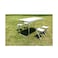 Campmate Folding Table With Chairs Silver Pack of 4