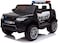 Megastar Ride On Suv Police Gmc Style Pick Up Car, Black, 601-Pblk