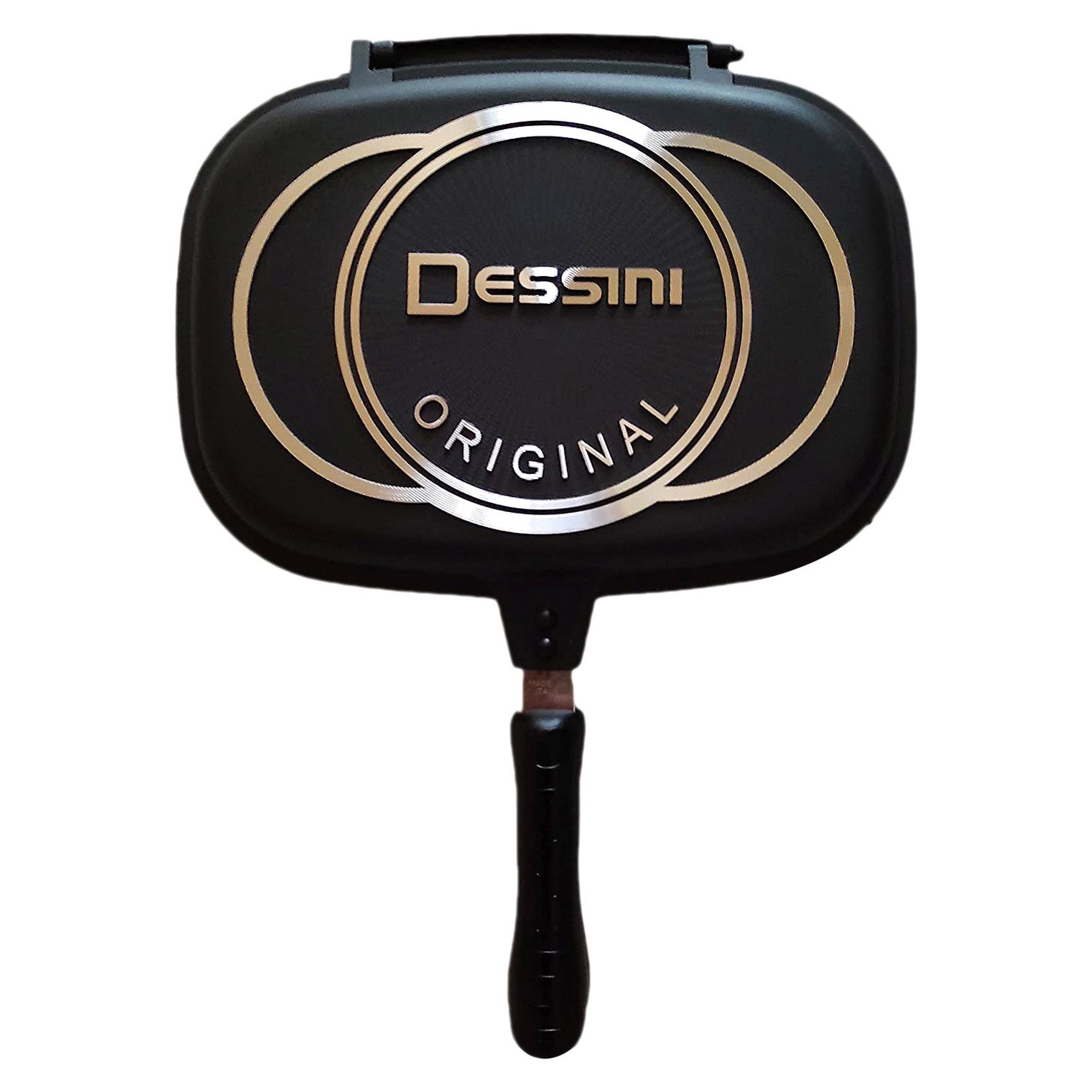 Dessini Double Grill Pan Black 36cm