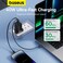 Baseus PD 40W USB C Charger GaN5 Pro iPhone 15 Charger 20W 2-Port iPad Fast Charger Type C Wall Plug Dual USB-C MacBook Air Charger PD Fast Charging Adapter USB C Plug Samsung Phone Charger Black