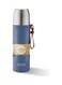Shaha Stainless Steel Vaccum Bottle, Blue/Silver