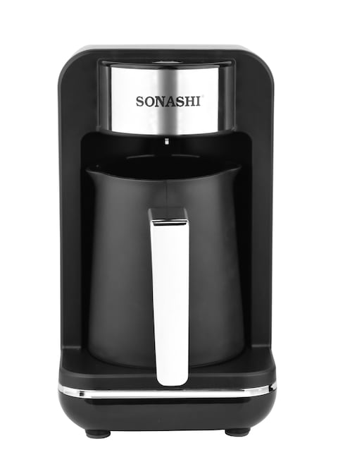 Sonashi Turkish Coffee Maker 400ml 500 W STCM-4974 Black/Silver