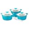 3Pcs Hot pot set Hexon Florenza Jumbo Blue 4500 I 3500 I 2500 ML