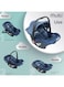 Moon Bibo Baby Carrier Car Seat With Full Body Support Cushion, 0M+, Blue
