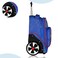 Eazy Kids - 18 بوصة مجموعة من 2 Formula Racing Big Wheel Trolley School & Pencil Case - أزرق