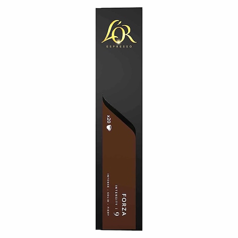 L&#39;Or Espresso Forza Intensity 9 Coffee Capsules 20 Capsules