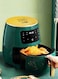Cyber Silver Crest Multifunctional Digital Touch Air Fryer (Green)