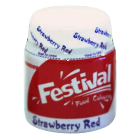 Festival Food Colouring Strawberry Red 10g