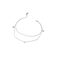 Aiwanto Silver Anklet for Women's Ankle Chain