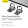 Baseus Laptop Stand Adjustable Angles, Computer Keyboard Stand for Desk, Laptop Feet for MacBook Pro/Air, Galaxy Book Pro, Lenovo,10-17 Inches (Grey)