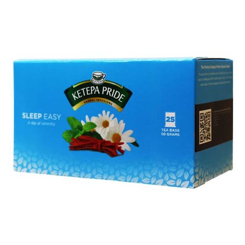 Ketepa Herbal Infusion Sleep Easy Handy Tea Bags 2g x 25 Pieces