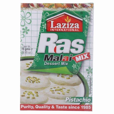 Laziza Rasmalai Dessert Mix Pistachio 75 gr
