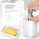 Bathroom Accessories Set of 6 Modern Design 6 Pieces Bathroom Accessory Set Soap Dispenser Toothbrush Holder Tooth Mug Soap Dish Toilet Brush Rubbish for Bathroom Home Decor (White)