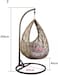 Yulan Rattan Bird Nest Swing, Hanging Chair Outdoor Patio Swing Hanging Random Cushion (Brown) 578