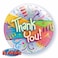 Thank You Streamers 22in Single Bubble 1 pc