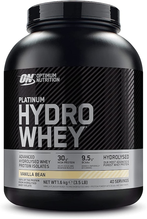 Optimum Nutrition Platinum Hydrowhey, Velocity Vanilla, 3.5Lb