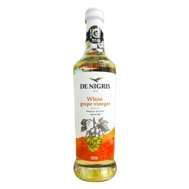 DE NIGRIS B/WHITE WINE VINEGAR500ML