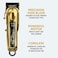 Wahl 5 Star Cordless Magic Clip in Gold, Professional Hair Clippers, Pro Haircutting Kit, Clippers for Blunt Cuts, Adjustable Taper Lever, Crunch Blade, Cordless, Lightweight, Barbers Supplies