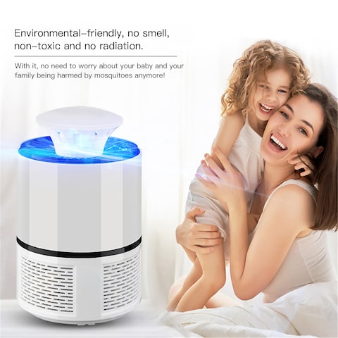 Generic-Electronic Mosquito Killer Lamp USB Power Anti-Mosquito Fly Inhaler Insect Mosquitoes Killer Bug Zapper Non-toxic Eco-friendly Mosquito Trap Light