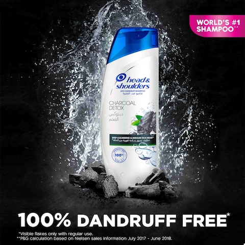 Head And Shoulders Shampoo Charcoal Detox - 600 Ml