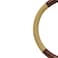 Generic Generic Steering Wheel Cover Brown/Light Beige Shining, Medium