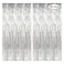 Party Propz Silver Foil Curtain Pack of 2 for Birthday, Anniversary Marriage and Bachelorette Decoration