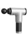 Generic Fascial Gun Muscle Massager With Accessories Silver/Black 24Centimeter