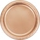 Touch Of Color Rose Gold Foil Dinner Plate 8.75in 8 pcs