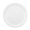 SHALLOW ROUND SERVING PLATTER -SMALL(19CM) - WHITE (MCP-5003-WH), 3PCS SET