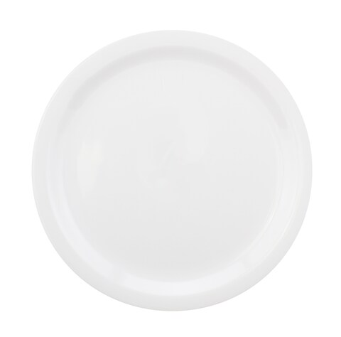 SHALLOW ROUND SERVING PLATTER -SMALL(19CM) - WHITE (MCP-5003-WH), 3PCS SET