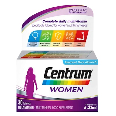 CENTRUM FOR WOMEN TABS 30'S