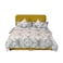 In House Lamar Velvet Bed Frame - King - 200x200 cm - Gold