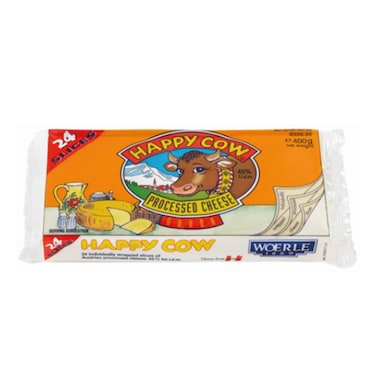 Happy Cow Gouda 24 Cheese Slices 400G
