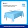 Markq Plastic Tablecloth for Rectangle Table 54&quot; x 72&quot; Disposable Table Cover for Bridal Shower Wedding Birthday Party Decorations (Blue)