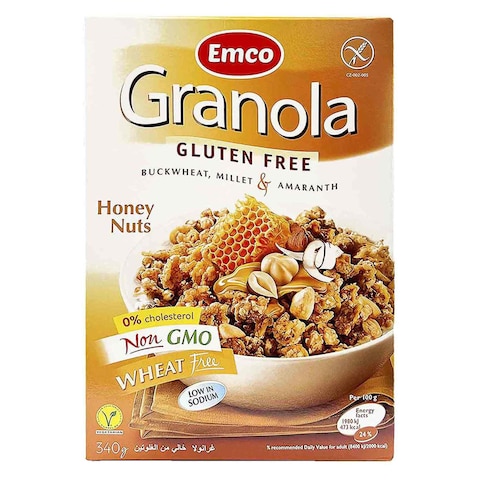 Emco Gluten-Free Honey Nuts Granola 340g
