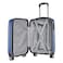 VIP Lisbon 4 Wheel Hard Casing Luggage 22x38x55cm Blue