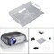 Wownect - Mini Projector Tray Bracket Wall Mount Projector Stand - Silver