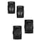 Spartan BMX Knee and Elbow Pads Set Black