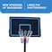 YALLA HomeGym Adjustable Height 7.5 to 10ft Portable Basketball Hoop, 44 Inch Backboard, Quick Power Lift Adjustment,  with portable Wheels