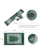 Generic Portable Waterproof Muslim Travel Pocket Prayer Mat With Compass Black/White 100X60Cm