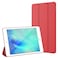 TRON Case For iPad 9.7 Case (2018/2017 Model, 6th/5th Generation), Smart Cover With Pencil Holder Back And Full Body Protection, Auto Wake/Sleep Cover, Red