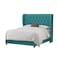 In House Roma Velvet Bed Frame - Queen - 200x140 cm - Turquoise