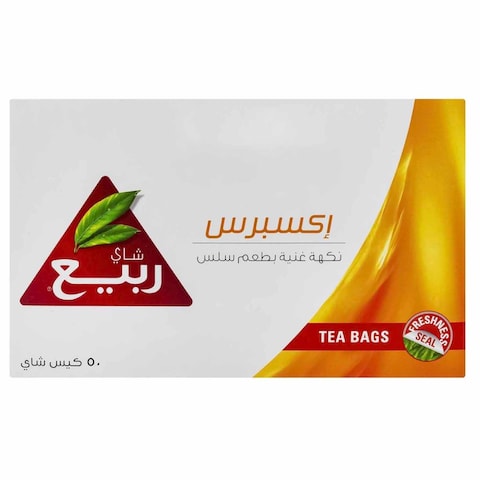 شاي ربيع اكسبريس بنكهة غنية - 50 فتلة