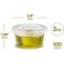 Lavish [ 100- Piece ] 2 Oz Plastic Portion Cups With Lids Is Suitable For Coffee Tea Or Hot Chocolate Very Suitable For Home And Office Use