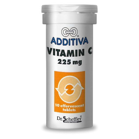 Additiva Vitamin C Lemon Effervescent 225mg 10 Tablets