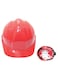 Vaultex - Safety Helmet With Ratchet Suspension Red