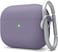 Elago Liquid Hybrid Hang designed for AirPods Pro case cover with Carabiner - Lavender Grey
