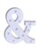 Voberry Alphabet Led Letter Lights Light Up Plastic Letters Standing Hanging A White 22X18X4.5cm